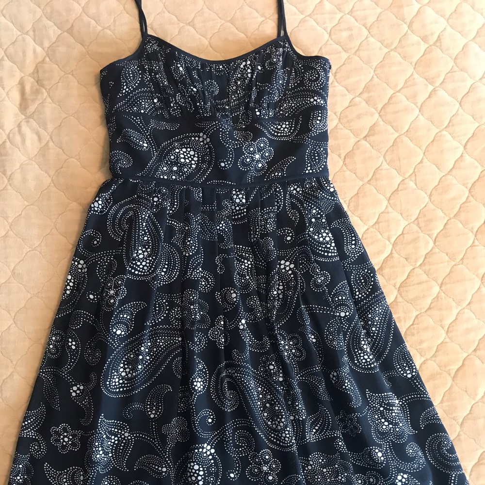 Gorgeous black silk sundress Ann Taylor